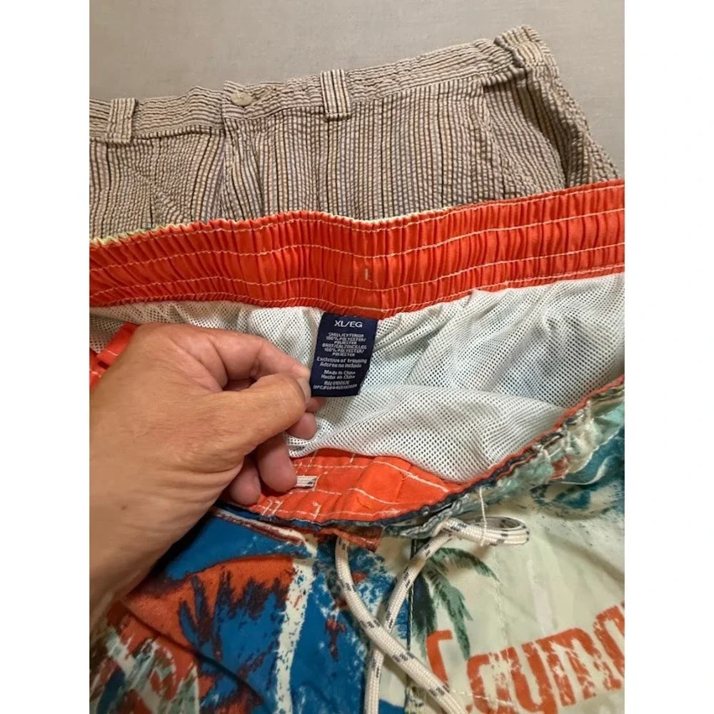 Men's XL‎ Board Shorts Trunks Swimwear Caribbean Joe Boxer Ashworth Lot 36X10.